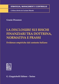 La disclosure sui rischi finanziari tra dottrina, normativa e prassi - Librerie.coop