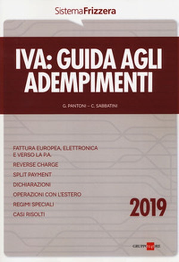 Iva. Guida agli adempimenti 2019 - Librerie.coop Iva. Guida agli adempimenti 2019 - Librerie.coop