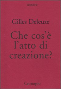 Che cos'è l'atto di creazione? - Librerie.coop