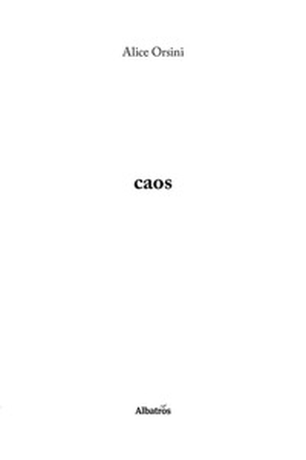 Caos - Librerie.coop Caos - Librerie.coop