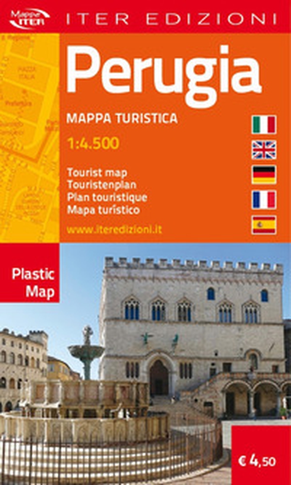 Perugia. Pianta turistica 1:4.500 - Librerie.coop Perugia. Pianta turistica 1:4.500 - Librerie.coop