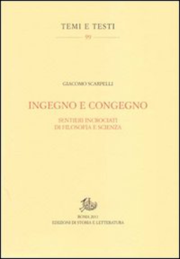 Ingegno e congegno. Sentieri incrociati di filosofia e scienza - Librerie.coop Ingegno e congegno. Sentieri incrociati di filosofia e scienza - Librerie.coop