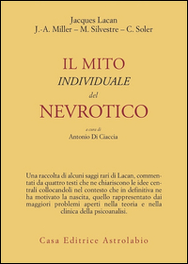 Il mito individuale del nevrotico e altri saggi - Librerie.coop Il mito individuale del nevrotico e altri saggi - Librerie.coop