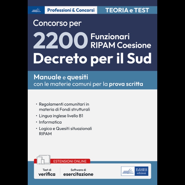 Concorso per 2200 Funzionari RIPAM Coesione - Decreto per il Sud - Librerie.coop Concorso per 2200 Funzionari RIPAM Coesione - Decreto per il Sud - Librerie.coop