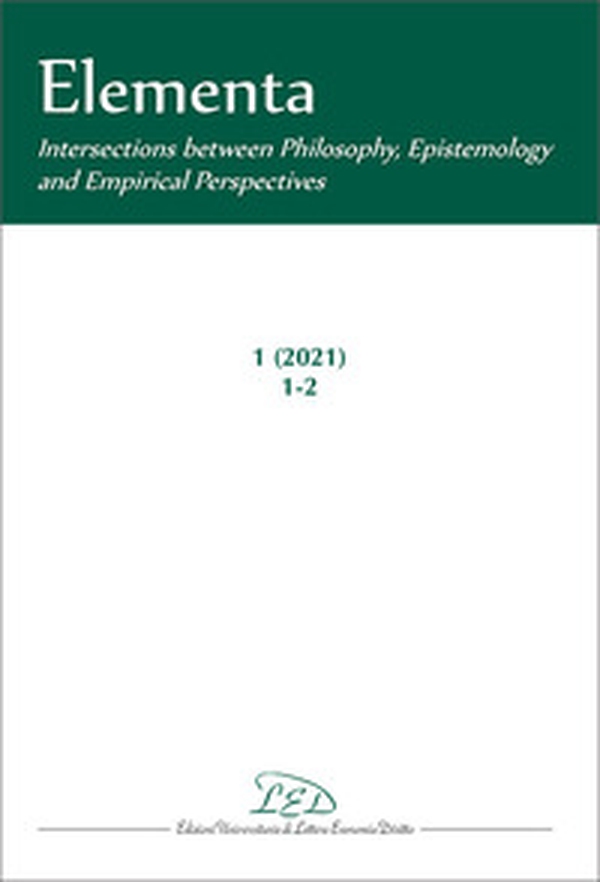 Elementa. Intersections between philosophy, epistemology and empirical perspective - Librerie.coop Elementa. Intersections between philosophy, epistemology and empirical perspective - Librerie.coop