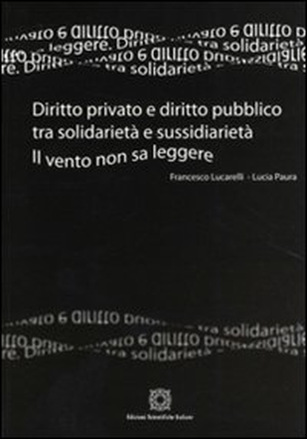 Diritto privato e diritto pubblico tra solidarietà e sussidarietà. Il vento non sa leggere - Librerie.coop Diritto privato e diritto pubblico tra solidarietà e sussidarietà. Il vento non sa leggere - Librerie.coop