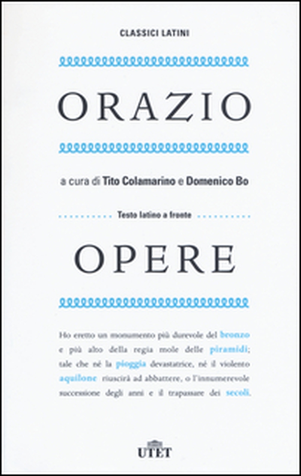 Opere. Testo latino a fronte - Librerie.coop Opere. Testo latino a fronte - Librerie.coop