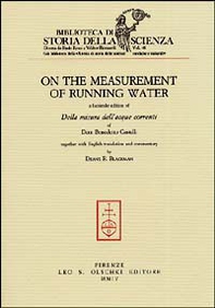 On the measurement of running water-Della misura delle acque correnti - Librerie.coop On the measurement of running water-Della misura delle acque correnti - Librerie.coop