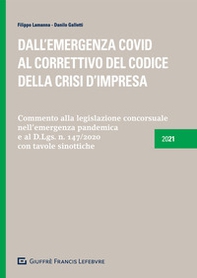 Dall'emergenza Covid al correttivo del codice della crisi d'impresa - Librerie.coop
