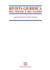 Rivista giuridica del Molise e del Sannio - Vol. 3 - Librerie.coop