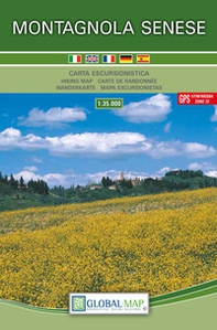 Montagnola Senese. Carta escursionistica 1:35.000 - Librerie.coop