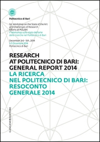 La ricerca nel Politecnico di Bari: resoconto generale 2015. Ediz. italiana e inglese - Librerie.coop La ricerca nel Politecnico di Bari: resoconto generale 2015. Ediz. italiana e inglese - Librerie.coop
