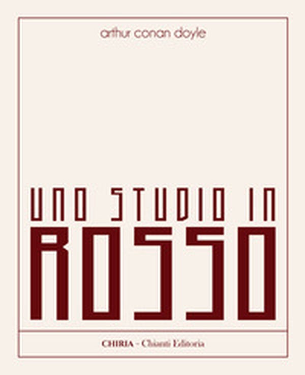 Uno studio in rosso - Librerie.coop Uno studio in rosso - Librerie.coop