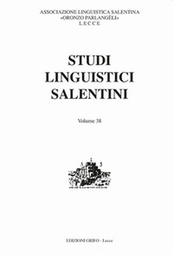 Studi linguistici salentini - Librerie.coop Studi linguistici salentini - Librerie.coop