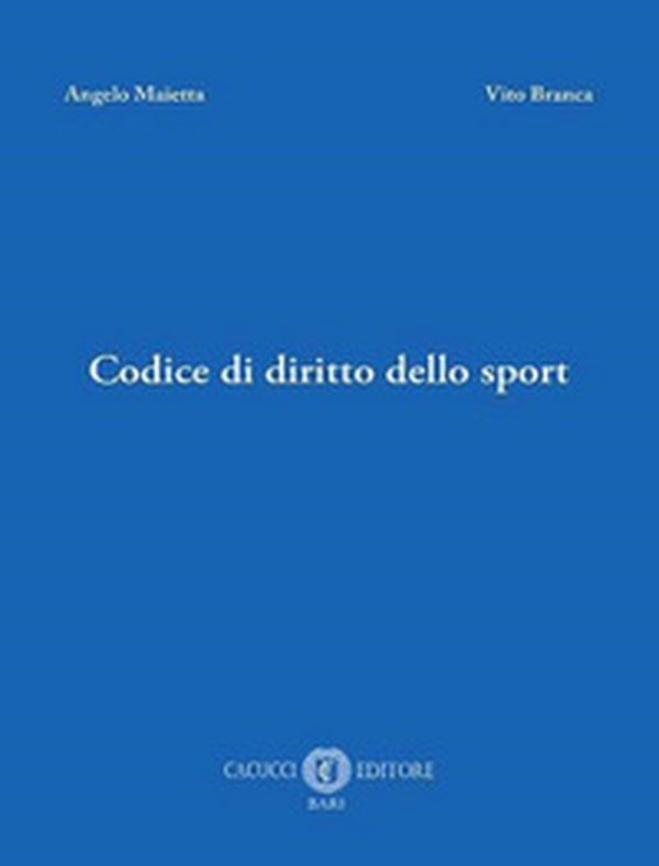 Codice di diritto dello sport - Librerie.coop Codice di diritto dello sport - Librerie.coop