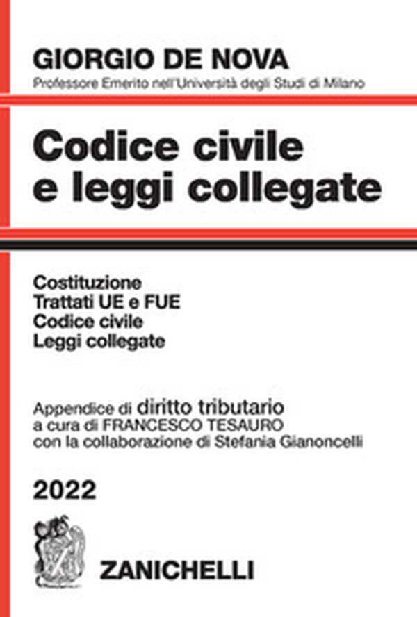 Codice civile e leggi collegate 2022. Con appendice di diritto tributario - Librerie.coop Codice civile e leggi collegate 2022. Con appendice di diritto tributario - Librerie.coop