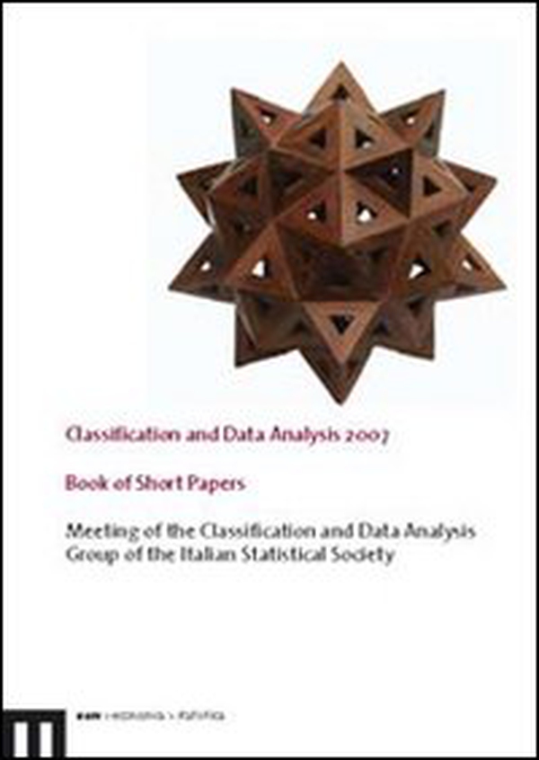 Classification and data analysis 2007. Book of short papers - Librerie.coop Classification and data analysis 2007. Book of short papers - Librerie.coop