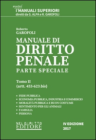 Manuale di diritto penale. Parte speciale - Librerie.coop