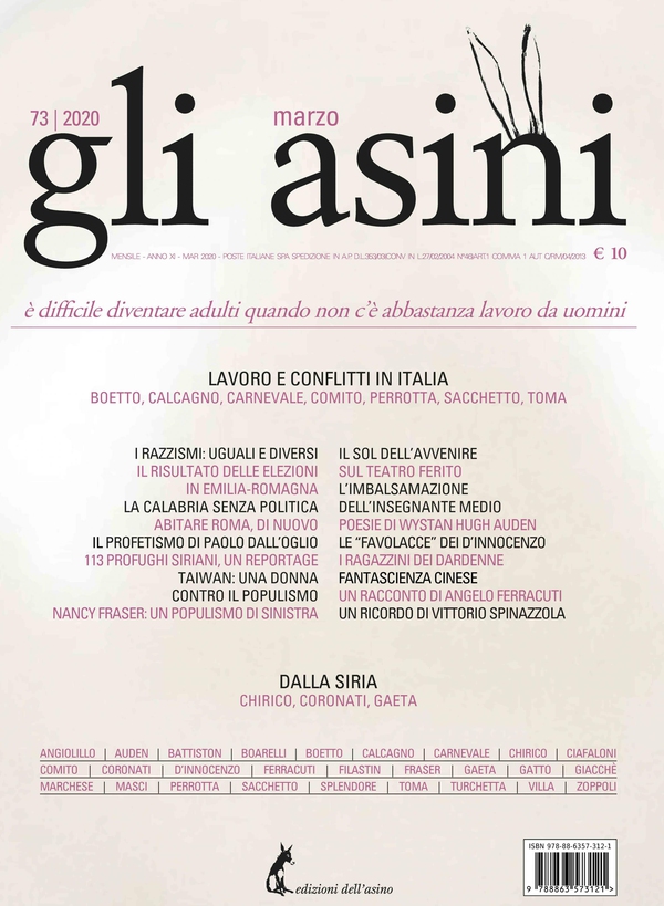 “Gli asini” n. 73, marzo 2020 - Librerie.coop “Gli asini” n. 73, marzo 2020 - Librerie.coop