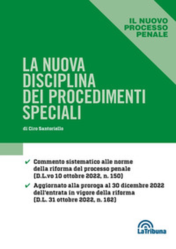 La nuova disciplina dei procedimenti speciali - Librerie.coop La nuova disciplina dei procedimenti speciali - Librerie.coop