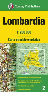 Lombardia 1:200.000. Carta stradale e turistica - Librerie.coop