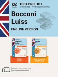 Alpha Test Bocconi Luiss. English version 2026-2027. Test prep kit. For university admission tests. Digital platform and online simulator included - Librerie.coop