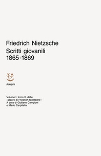 Scritti giovanili 1865-1869 - Librerie.coop Scritti giovanili 1865-1869 - Librerie.coop