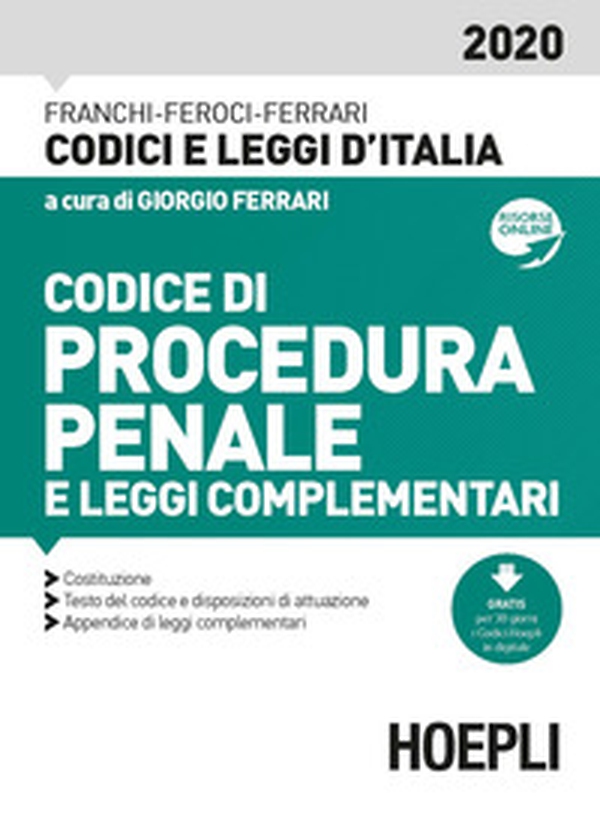 Codice di procedura penale e leggi complementari - Librerie.coop Codice di procedura penale e leggi complementari - Librerie.coop