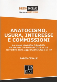 Anatocismo, usura, interessi e commissioni - Librerie.coop