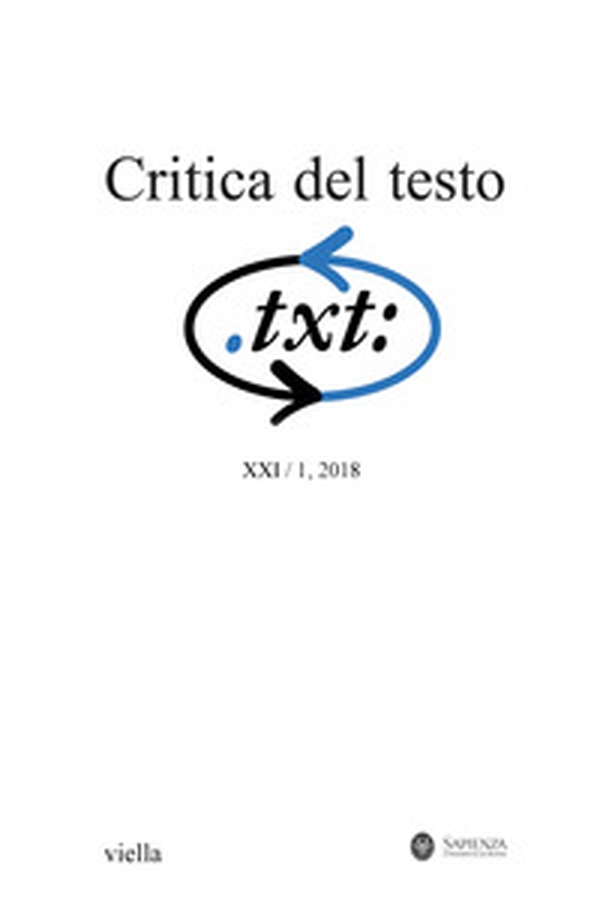 Critica del testo - Vol. 1 - Librerie.coop Critica del testo - Vol. 1 - Librerie.coop