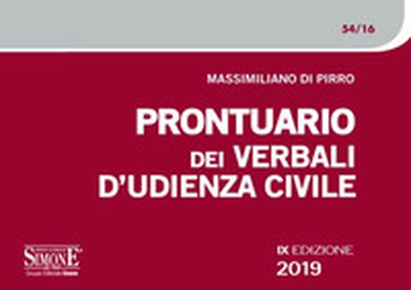 Prontuario dei verbali d'udienza civile - Librerie.coop Prontuario dei verbali d'udienza civile - Librerie.coop