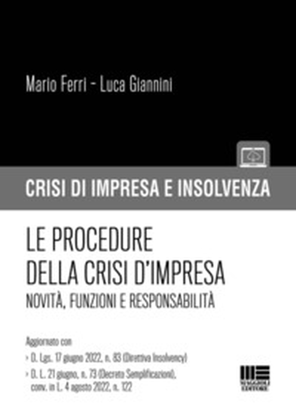Le procedure della crisi d'impresa - Librerie.coop Le procedure della crisi d'impresa - Librerie.coop