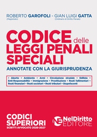 Codice delle leggi penali speciali annotate con la giurisprudenza 2026-2027 - Librerie.coop