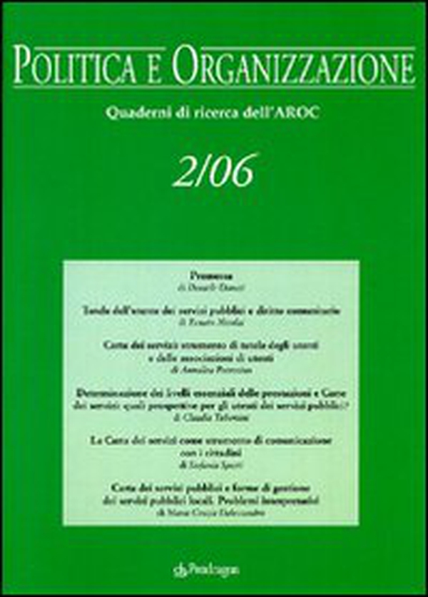 Politica e organizzazione. Quaderni di ricerca dell'Aroc - Vol. 2 - Librerie.coop Politica e organizzazione. Quaderni di ricerca dell'Aroc - Vol. 2 - Librerie.coop