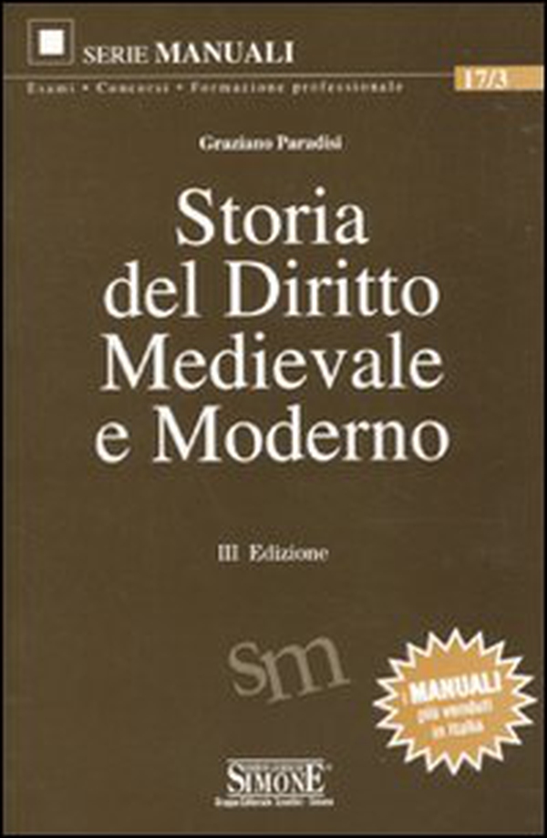 Storia del diritto medievale e moderno - Librerie.coop Storia del diritto medievale e moderno - Librerie.coop