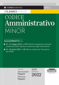 Codice amministrativo minor - Librerie.coop Codice amministrativo minor - Librerie.coop