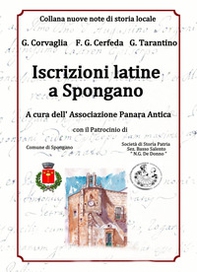 Iscrizioni latine a Spongano - Librerie.coop