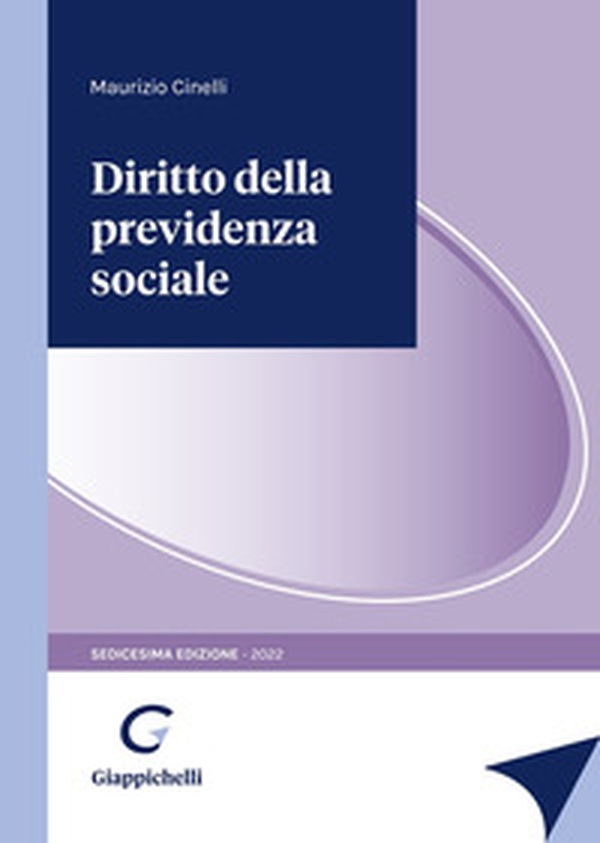 Diritto della previdenza sociale - Librerie.coop Diritto della previdenza sociale - Librerie.coop