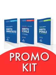Kit 3 compendi superiori: Compendio superiore di civile+ Compendio superiore di amministrativo + Compendio superiore di penale. Parte generale - Librerie.coop