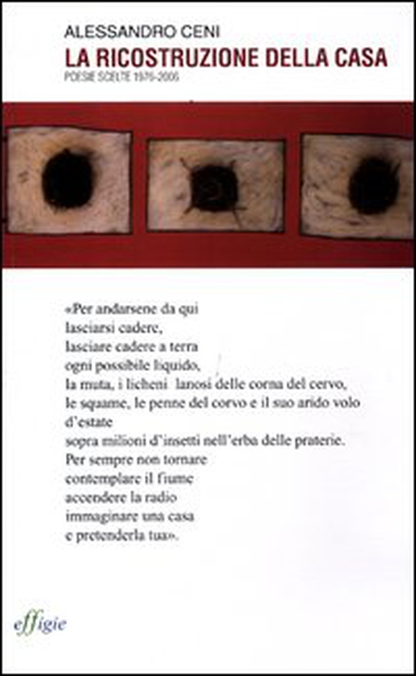 La ricostruzione della casa. Poesie scelte 1976-2006 - Librerie.coop La ricostruzione della casa. Poesie scelte 1976-2006 - Librerie.coop