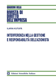 Interferenza nella gestione e responsabilità dell'azionista - Librerie.coop