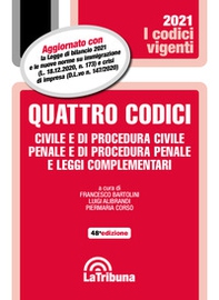 Quattro codici. Civile e di procedura civile, penale e di procedura penale e leggi complementari - Librerie.coop