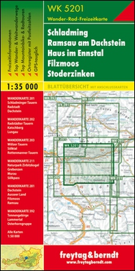 Schladming Ramsau am Dachstein Haus im Ennstal Filzmoos Stoderzinken 1:35.000 - Librerie.coop