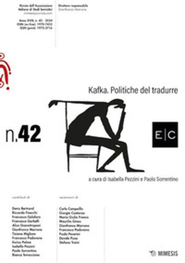 E/C. Rivista dell'associazione italiana di studi semiotici - Vol. 42 - Librerie.coop E/C. Rivista dell'associazione italiana di studi semiotici - Vol. 42 - Librerie.coop