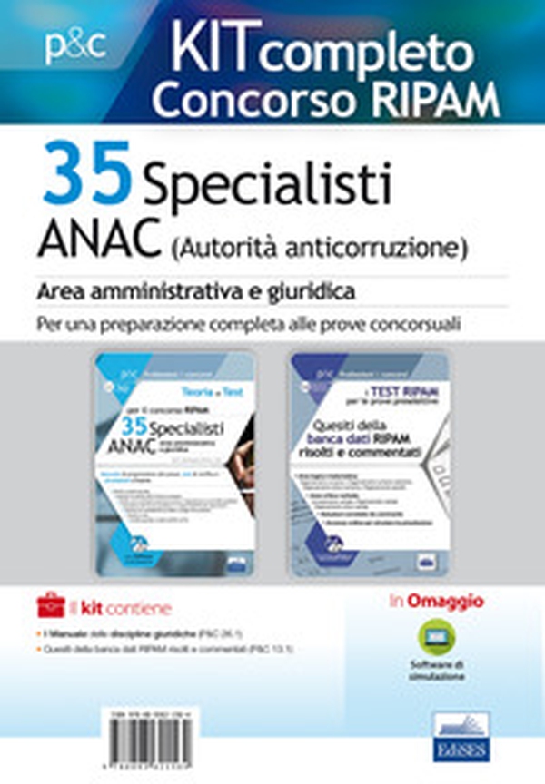 Kit concorso Ripam 35 specialisti ANAC - Librerie.coop Kit concorso Ripam 35 specialisti ANAC - Librerie.coop
