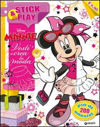 Minnie. Vesti e crea la moda. Stick & play. Con adesivi - Librerie.coop