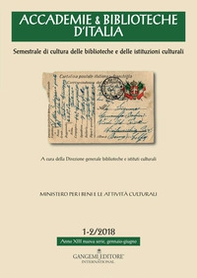 Accademie & biblioteche d'Italia - Vol. 1-2 - Librerie.coop