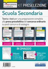 Kit preselezione Scuola secondaria. Teoria e test per una preparazione completa alla prova preselettiva del concorso ordinario su posti comuni e di sostegno - Librerie.coop Kit preselezione Scuola secondaria. Teoria e test per una preparazione completa alla prova preselettiva del concorso ordinario su posti comuni e di sostegno - Librerie.coop