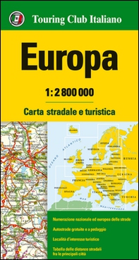 Europa 1:2.800.000. Carta stradale e turistica - Librerie.coop
