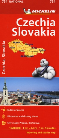 Repubblica Ceca, Slovacchia 1:600.000 - Librerie.coop